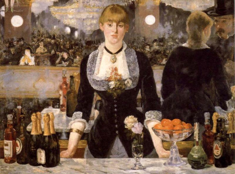 Edouard Manet A Ba4 at the Folies-Bergere Sweden oil painting art